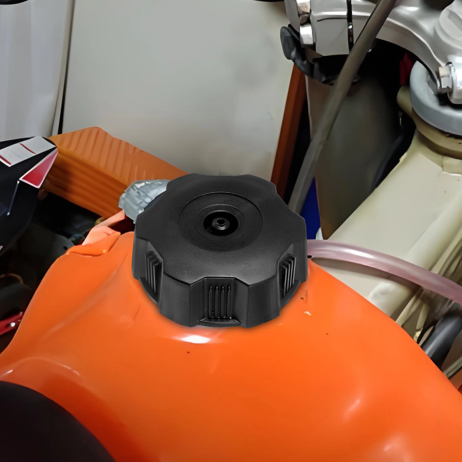 

ATV Oil Tank -125cc Leakproof Rotatable Fuel Lid Replacement Part for Small Vehicles Nylon Gas Cover Accessories