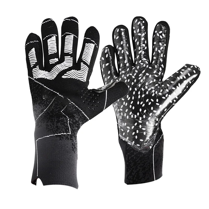 Sports Goalie Gloves Goalkeeper Football Futbol Accesorios Thickened Anti Slip Breathable Wear Resistant Finger Guard Teen Adult