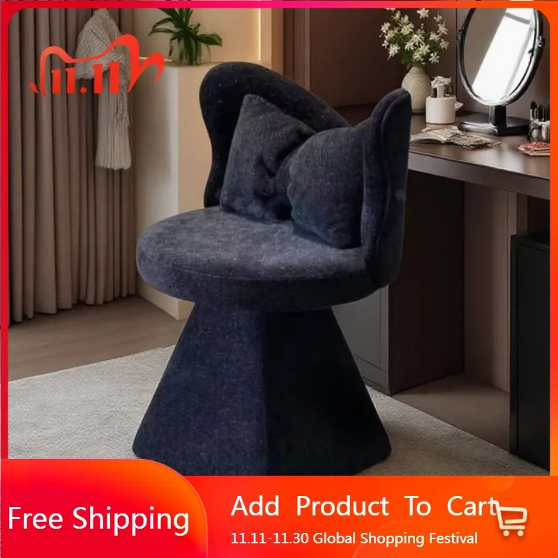 

Designer Mobile Ottomans Vanity Chair Bedroom Modern Foot Stool Minimalist Makeup Living Room Tabouret Lounge Suite Furniture