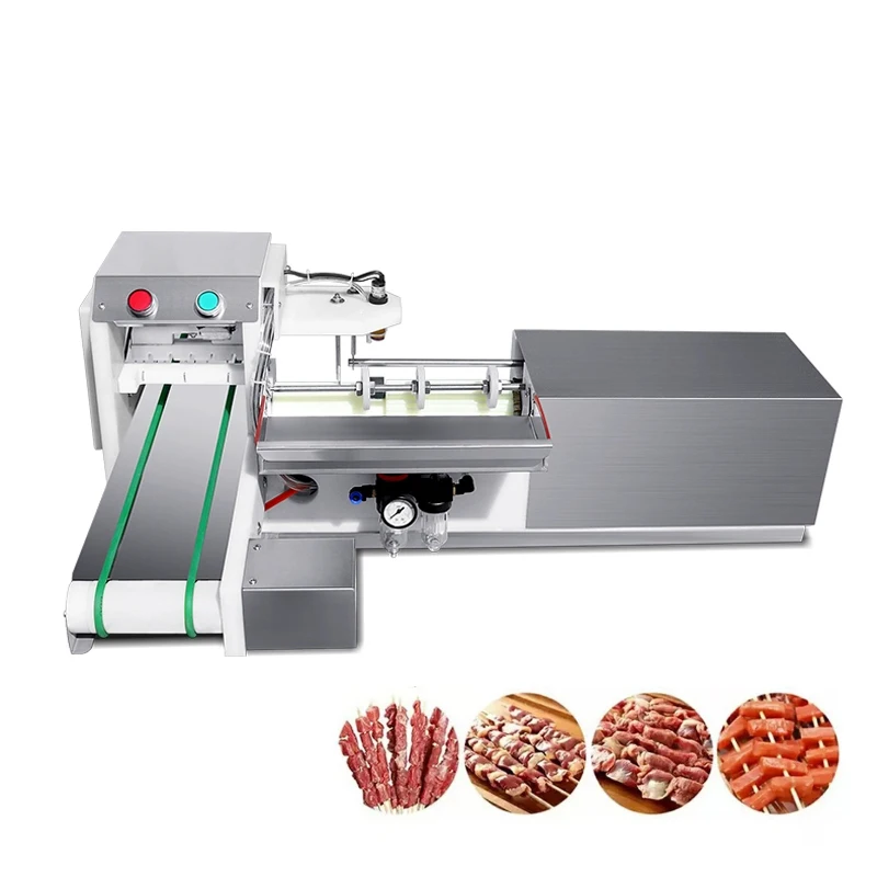 

Commercial Meat Skewer Machine Automatic Mutton String Machine Bbq Satay Kebab