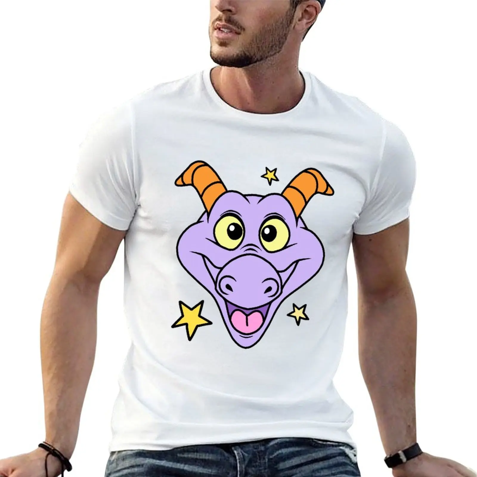 

Figment with Stars Active T-Shirt anime tshirt man t shirt cotton man t shirt designer T-Shirt