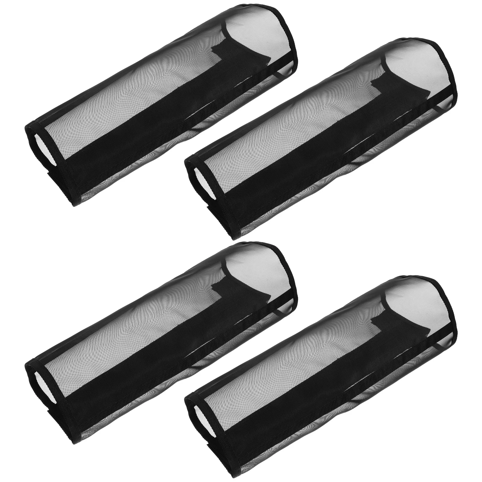 

4Pcs Horse Fly Boots Lightweight Breathable Mesh Leg Covers for Horse Fly Proof Protection during Trail Riding Stable Use Non