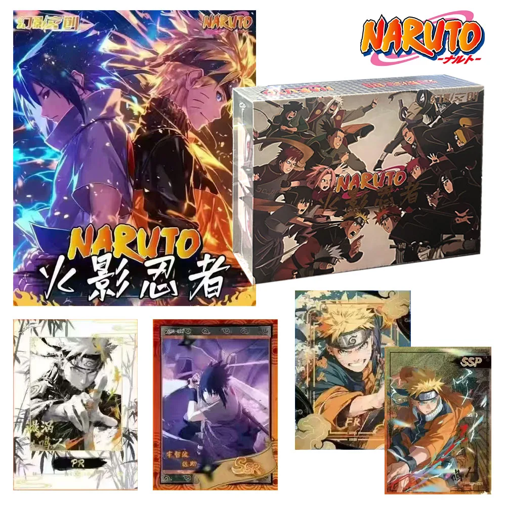 New Naruto Card Box Phantom Cultural Creative Animation Character Card Supplement Pack Toy Children's Birthday Christmas Gift