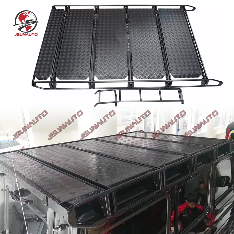 

High Quality Stainless Steel Luggage Rack For Mercedes-Benz G Class W463 G350 G500 G63 Roof Rack and Rear Ladder For W464 Kit