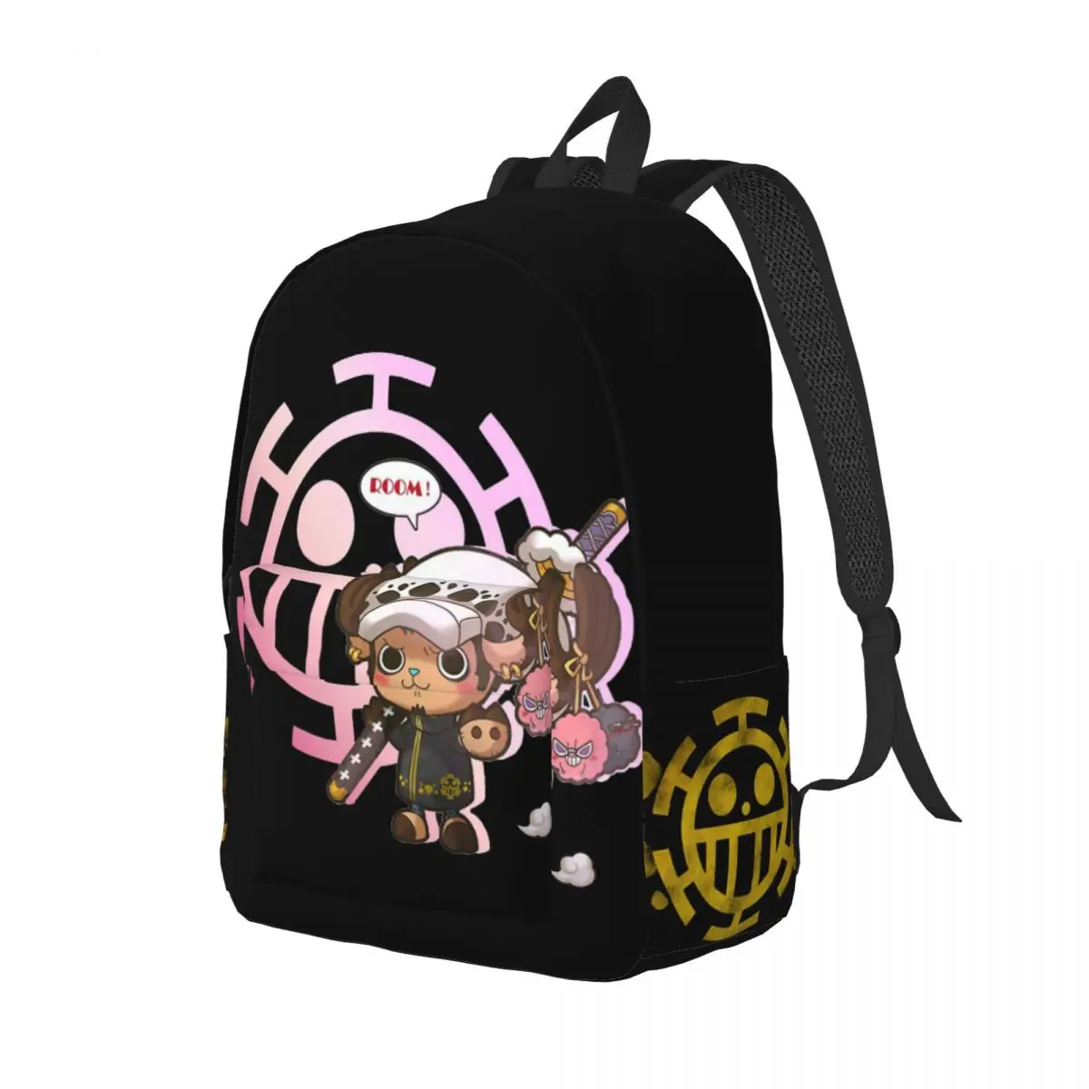 Japanese Anime Character Chopper Multi Compartment Bookbag ONE PIECE Good Quality For Women Laptop Bag Hiking