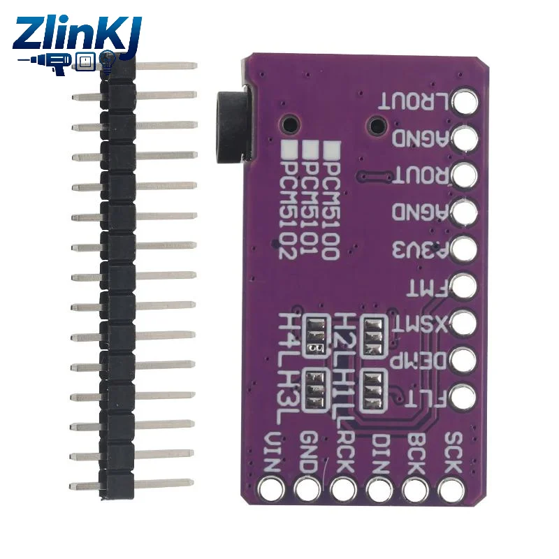 PCM5102 Digital Audio Decoder Board 1 Set I2S Interface DAC Module for DIY Headphone Amplifier Audio Upgrade Projects