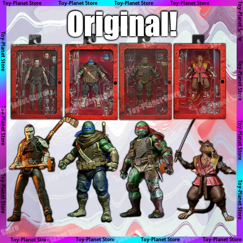 

Оригинальные черепахи Neca Tmnt SHF The Last Ronin Casey Jones Leonardo Splinter Raphael аниме фигурка ПВХ подарки на заказ игрушки