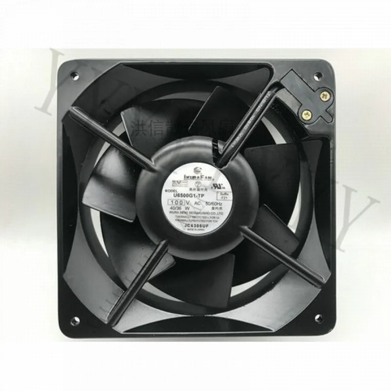 Y+IKURA U6500G1-TP 100V 40/36W 160*55mm 160mm metal high temperature resistant fan