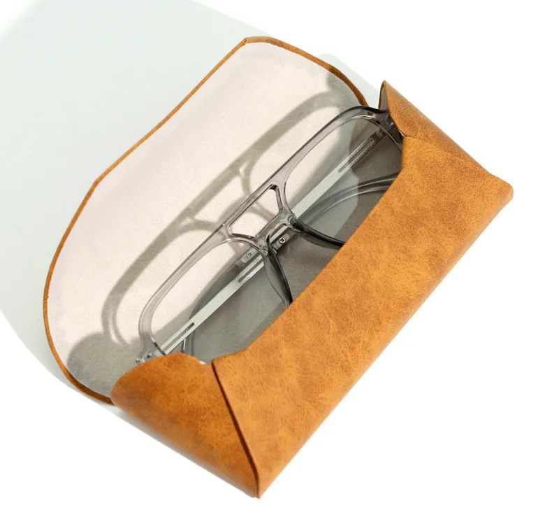 다이아몬드 꿀벌 안경 파우치 가방 PU 가죽 커버 선글라스 케이스 여성용 남성용 안경 주최자 여성용 선물 B1