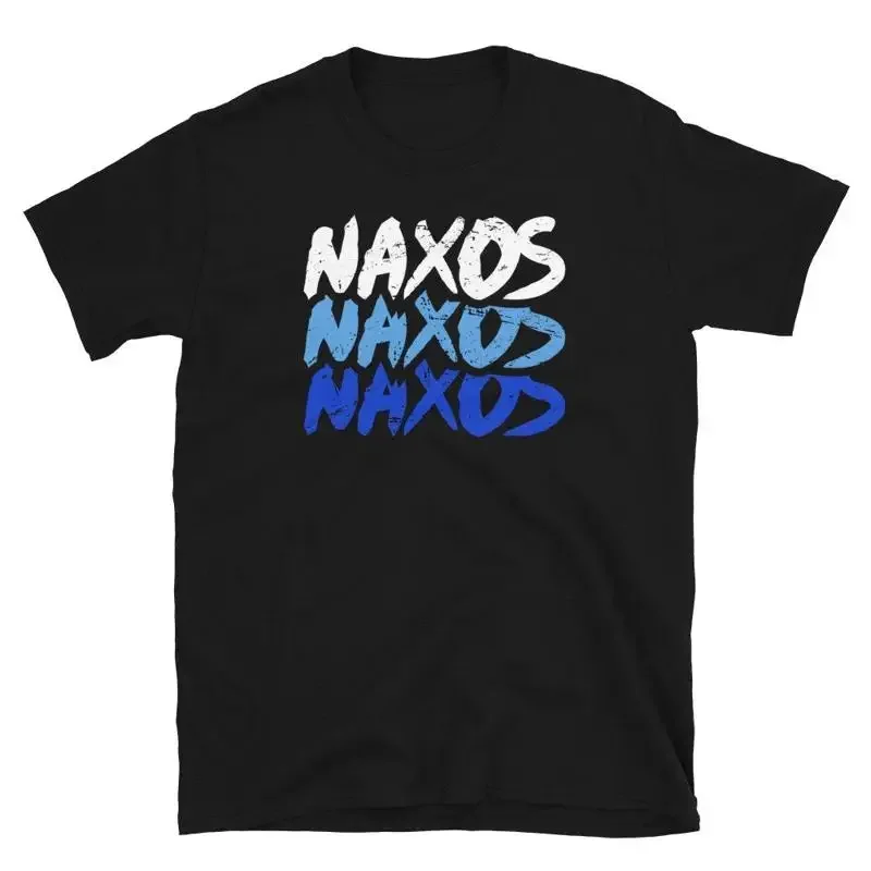 Camiseta Naxos com estampa desgastada, Cícladas Gregas