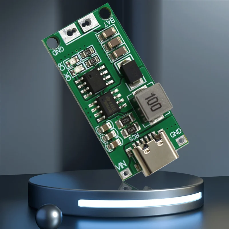 AS95-Type-C USB Input Mini Battery Charger Board 8.4V 12.6V 16.8V Step-Up Boost Module For Lipo/Li- Batteries 2S 2A