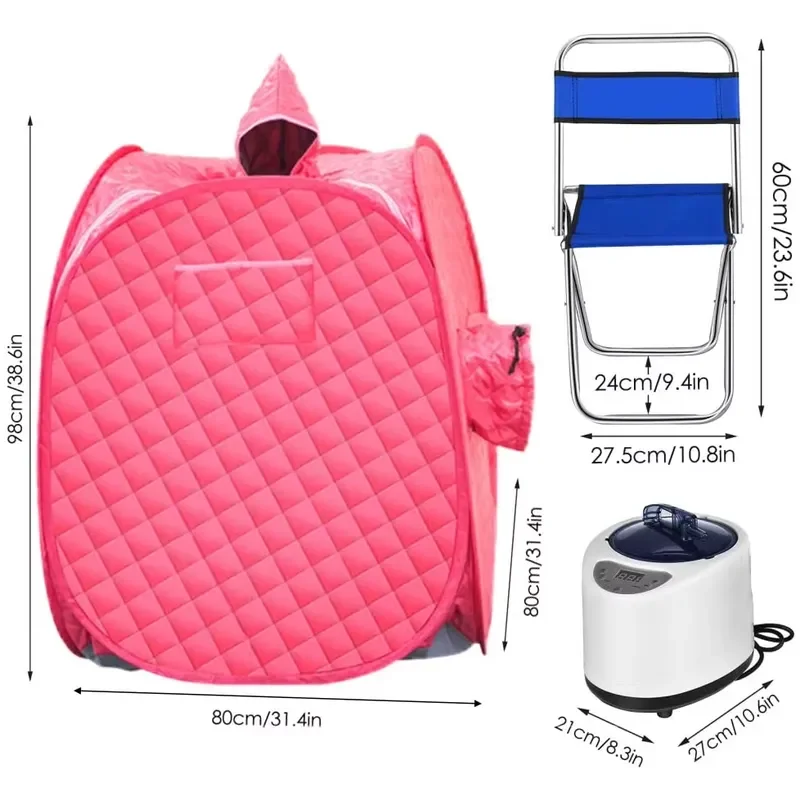 Portable Mini Sauna Steamer for Home Use Compact Family Bath Steam Machine Personal Wellness Spa Device Relaxation Tool Home