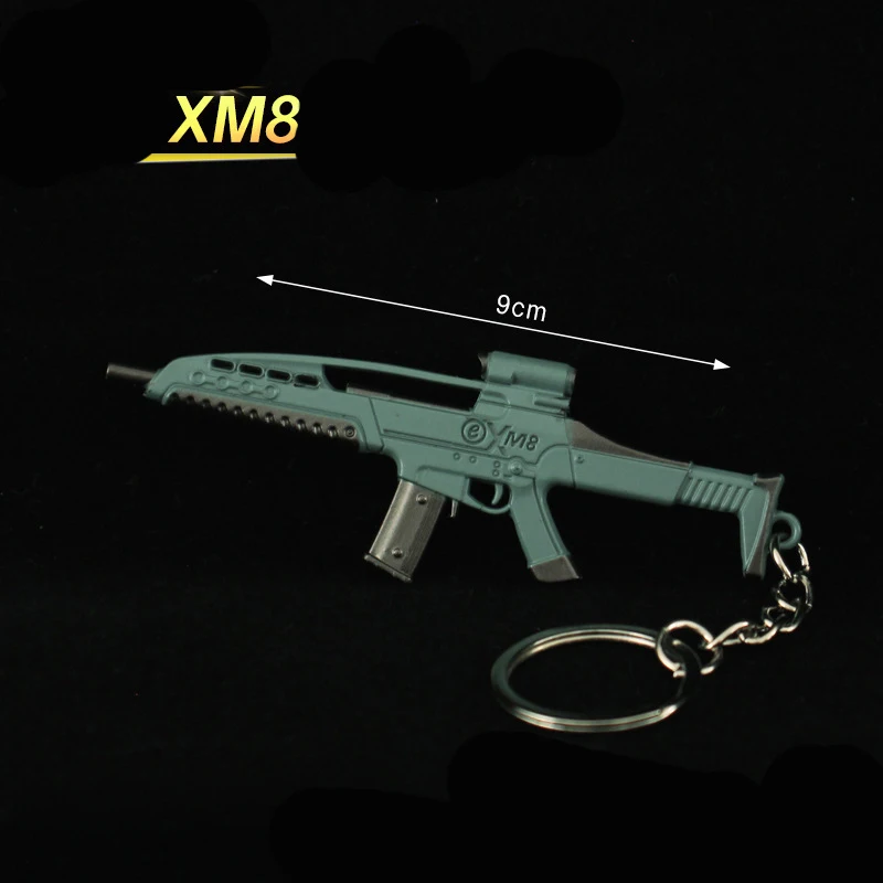Arena Breakout AKS74U Modell Schlüsselanhänger CF Gun FN FAL QBZ95 XM8 Cosplay Schlüsselanhänger Halloween Party Kostüme Zubehör DIY Zeug – Detail 7
