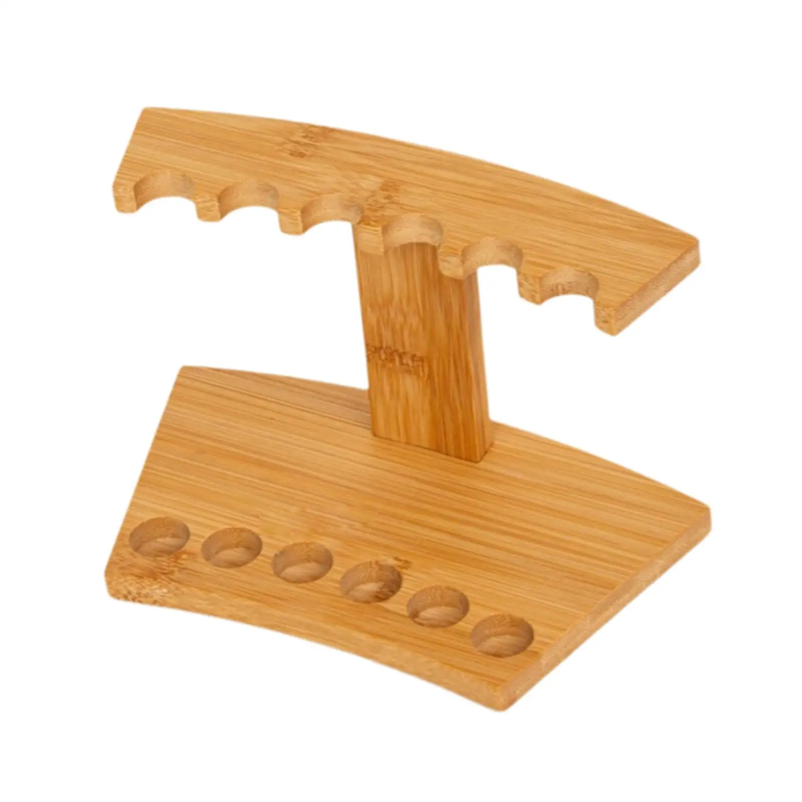 Multi-hole Wooden Incense Stand Bamboo Tube Holder Storage Rack for Incense Sticks and Home Decor