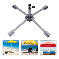 1pc Patio Black Beach Beach Beach Black Umbrellas For Sand Stand Cross Beach Beach Beach Black Umbrellas For Sand Seat for