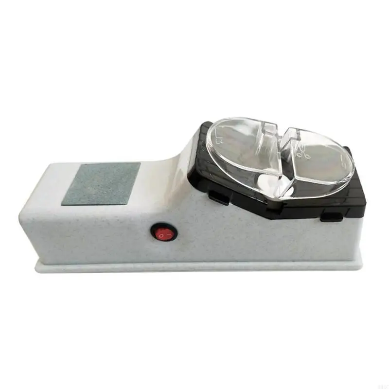 B0KC Electric Knives Sharpener USB Powered Multi-Function Electric Knives Sharpening Tool for Chef Kitchen Knife Fruit Knives