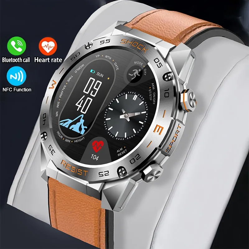 New Men's Smart Watch 1.46-inch 360 * 360 HD Screen 350mAh Battery Heart Rate Sleep Monitoring Men's Smart New Watch