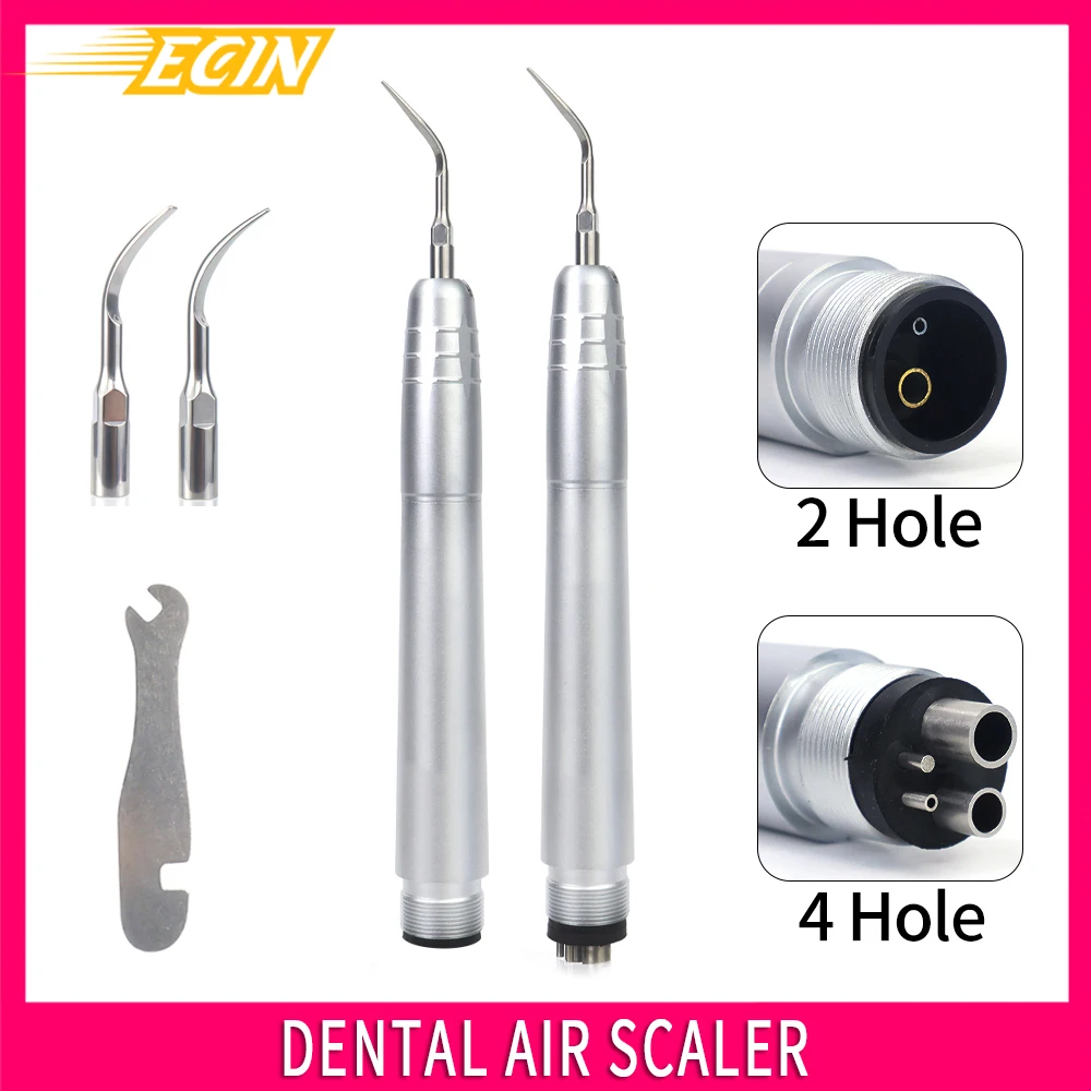 

ECIN стоматологический ультразвуковой наконечник воздушного скалера с 3 наконечниками для удаления зубного камня, инструмент для чистки зубов, отбеливающий инструмент, 2/4 отверстия для стоматологической лаборатории