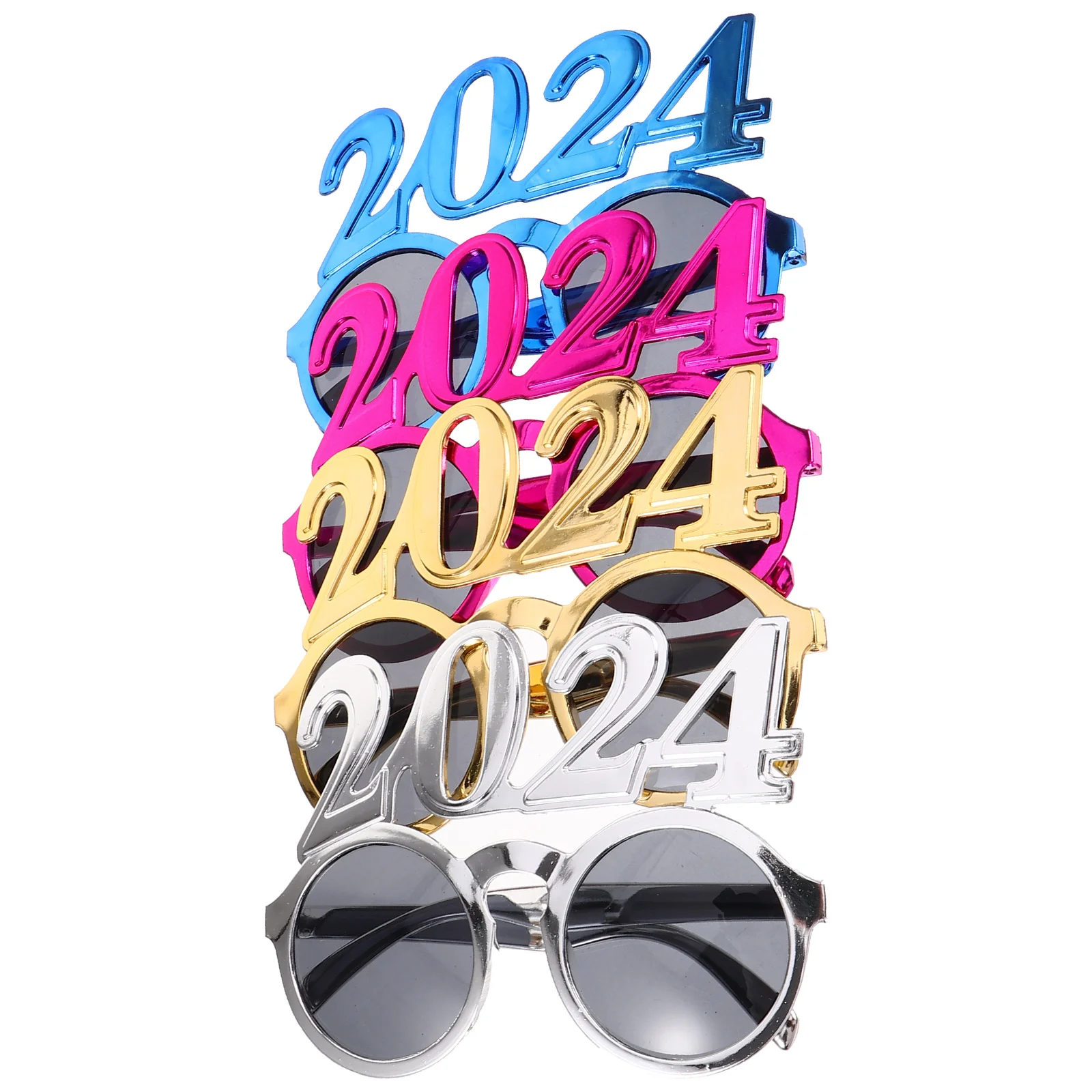 

4pcs 2023 New Year Party Glasses Accessory Photo Props for Adults Kids Festival Decoration Favors