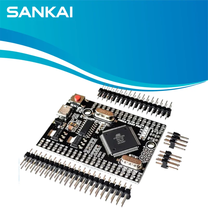 ATmega2560-16AU Mega2560 Pro Dev Board, CH340G USB, Arduino Compatible