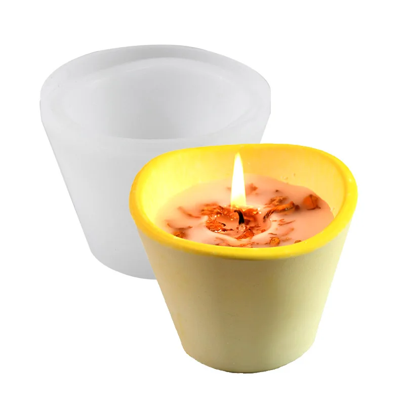 Tealight Candle Holder Resin Molds Silicone for Resin Plaster Cement Concrete Jesmonite Molds Silicone for DIY Home Décor