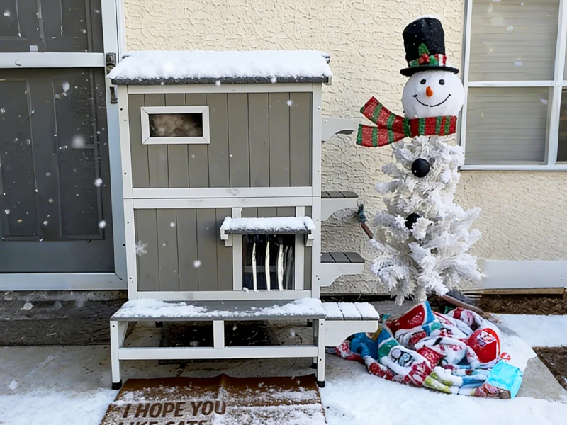 insulated cat house outdoor