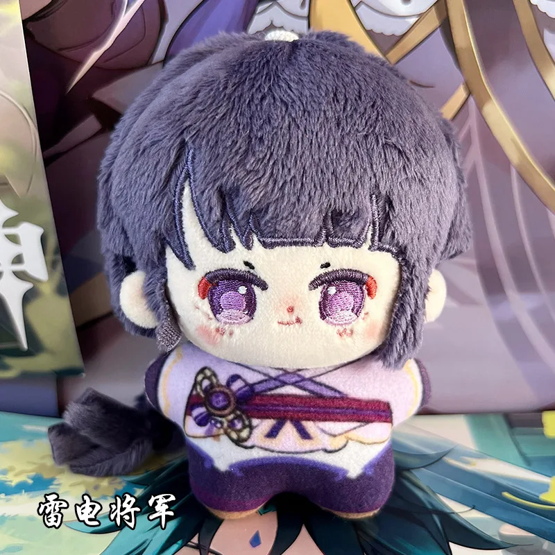 10CM Genshin Impact Plüschpuppen Kawaii Furina Focalors Zhong Li Xiao Raiden Shogun Gefüllte Plüschtiere Cartoon Figur Spielzeug Geschenk – Detail 3