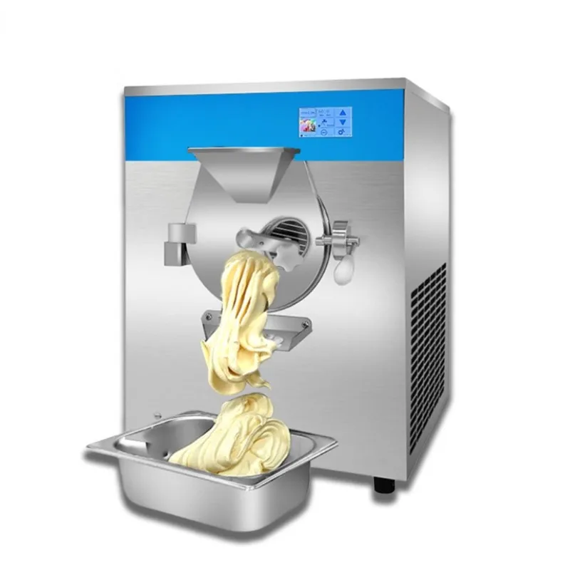 Commercial soft serve ice cream making machine with pre-cooling system for catering shops soft ice cream machine maker