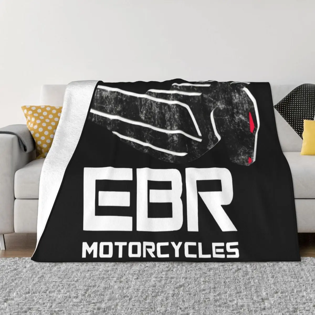 Erik Buell Racing American Motorcycle Funny Vintage Gift Men Women Best Selling Throw Blanket