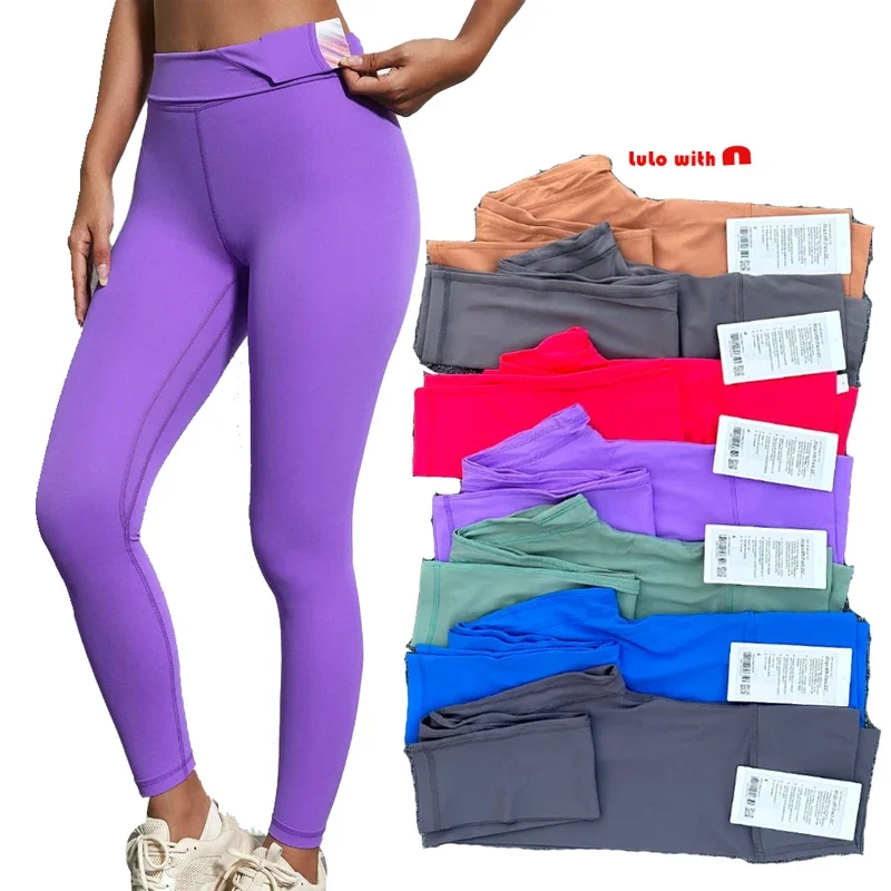 

Yoga Leggings With logo Wear Push Up Sports Tights Woman Woman Gym for Fitness workout Nylon Fabric Women's Leggins Pants