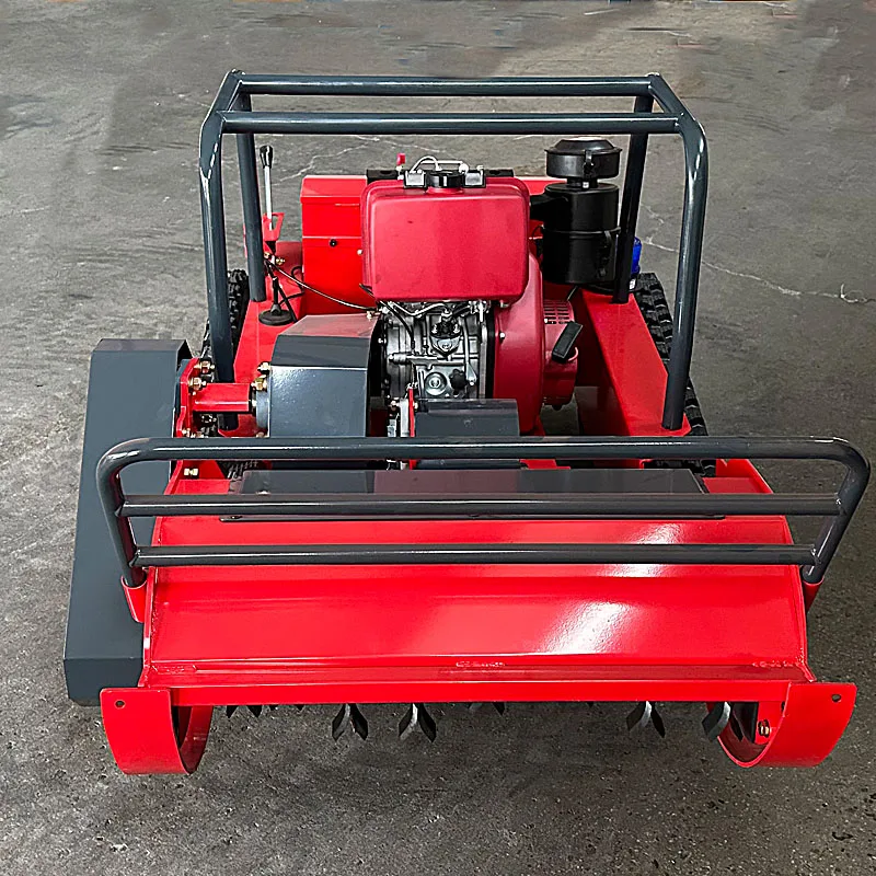 

High Cost Performance Electric All-Terrain 360° Rotating Lawn Garden Shrub Household Crawler Remote Control Mower