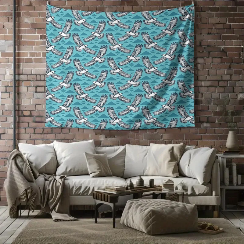 بوهو نسيج الجدار الشنق طبيعة المناظر الطبيعية ديكور الغابات الجبلية الجمالية القبلية الفن ديكور غرفة النوم المناظر الطبيعية الخلابة خلفية هدية #6