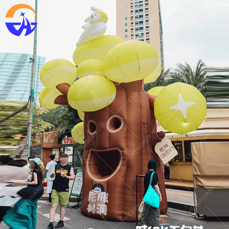 نفخ الكرتون توسيع شجرة جوفاء الديكور الإعلان معرض الديكور للمناسبات تحت عنوان مول في الهواء الطلق #5