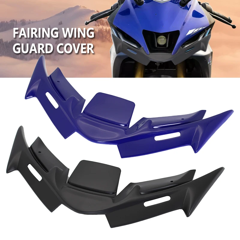 Motorcycle Winglet Front Fairing Wing Guard Cover For YAMAHA YZF R15 V4 R15M 2021 2022 2023 Decoration Winglets Accessories