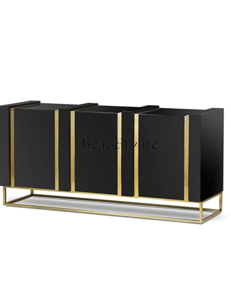 Italian Minimalist Design Sideboard Club Curio Cabinet