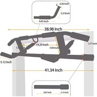 Strength Training Pull-Up Bars With No Screws For Easy Door Frame Installation Doorway Pull Up Bar Home Door Frame Dip Bar