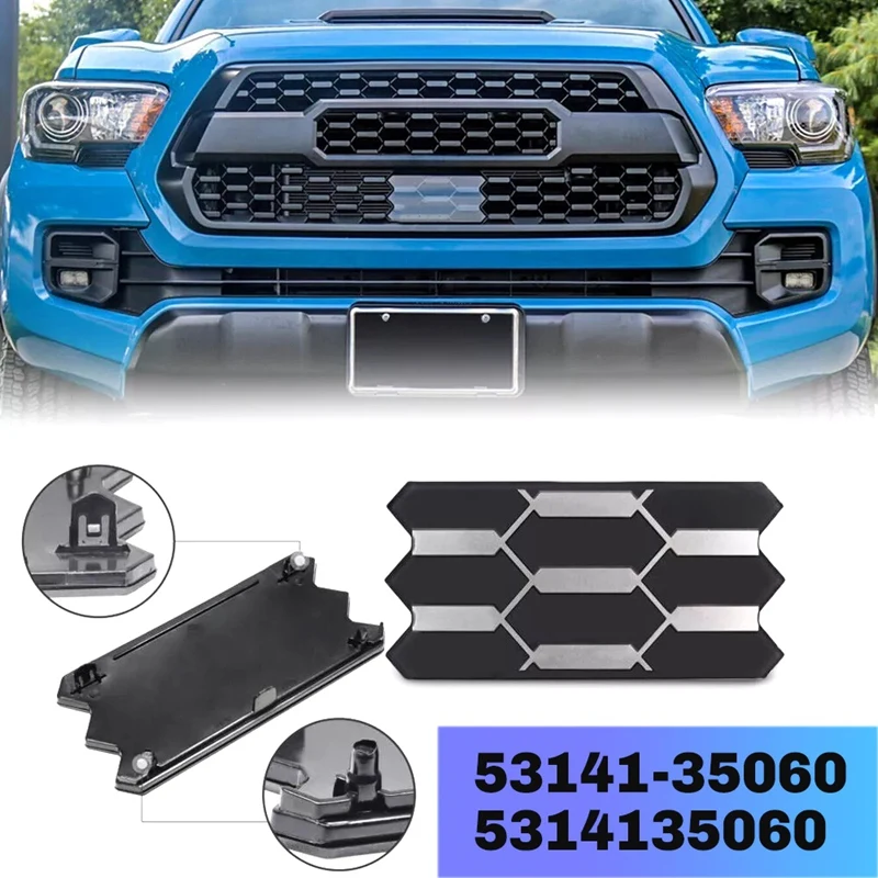 Grill Garnish Sensor Cover 53141-35060, 5314135060 For Toyota Tacoma TRD PRO 2018-2023