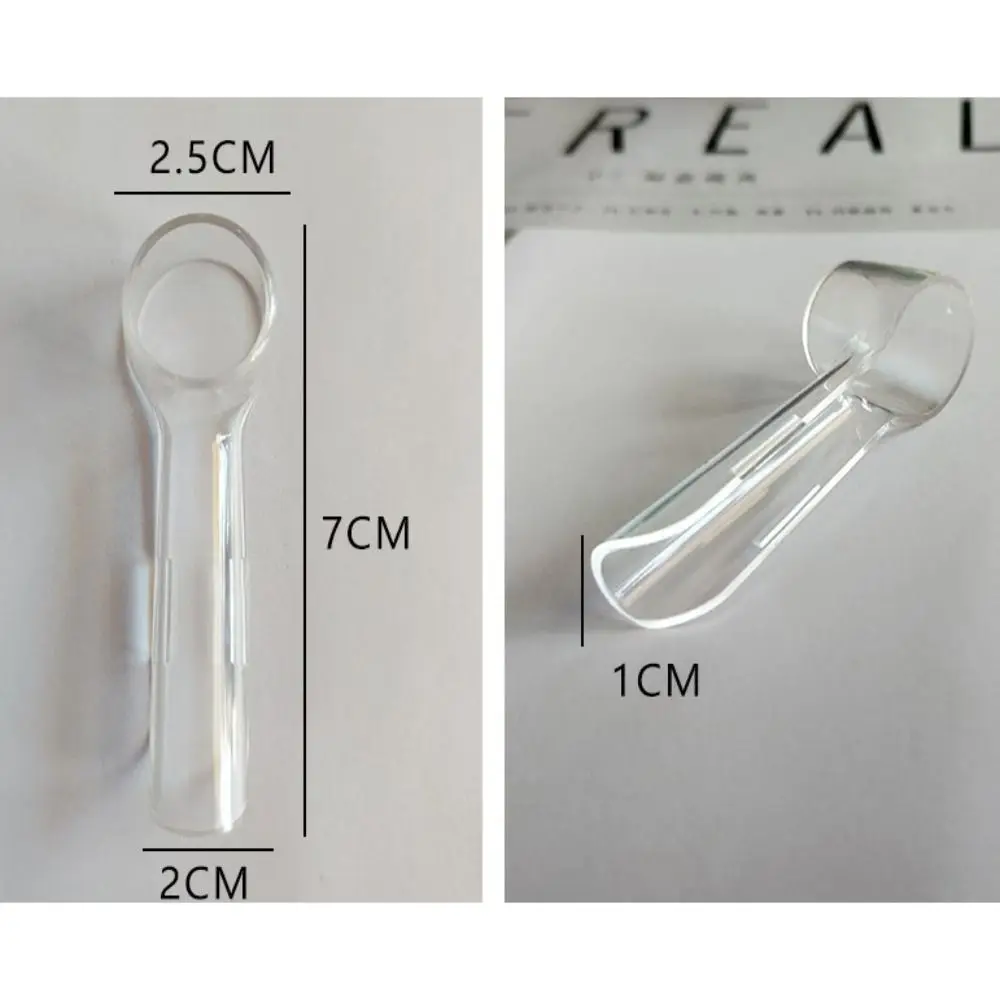 4 stuks stofdichte elektrische tandenborstelhoes transparante draagbare tandenborstelkop beschermhoes ronde kop vervanging voor Oral B