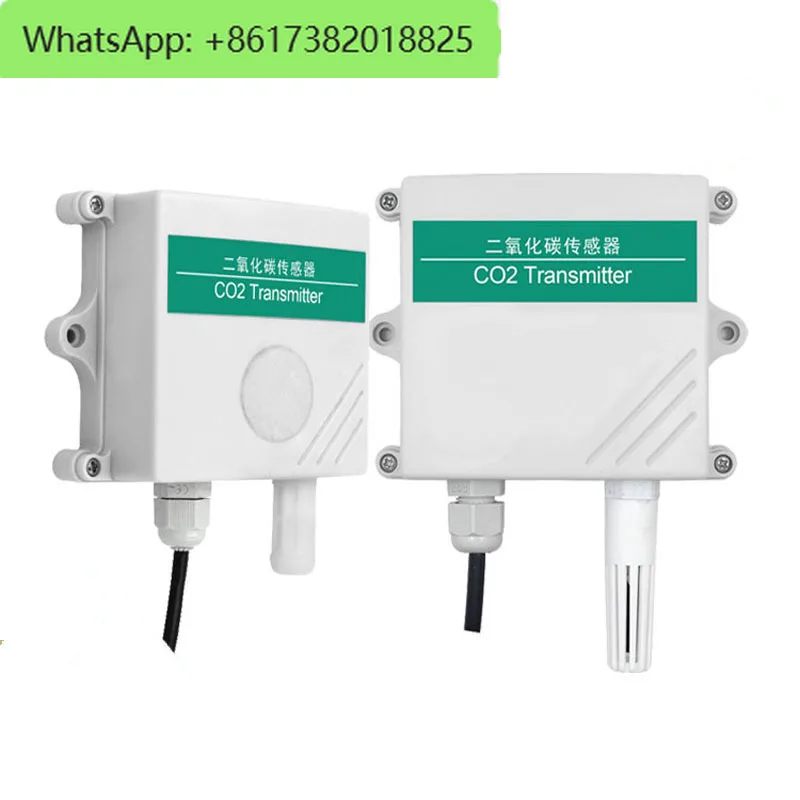 

CO2 carbon dioxide temperature and humidity sensor transmitter RS485 4-20ma 0-5V output 3 in 1 gas detector