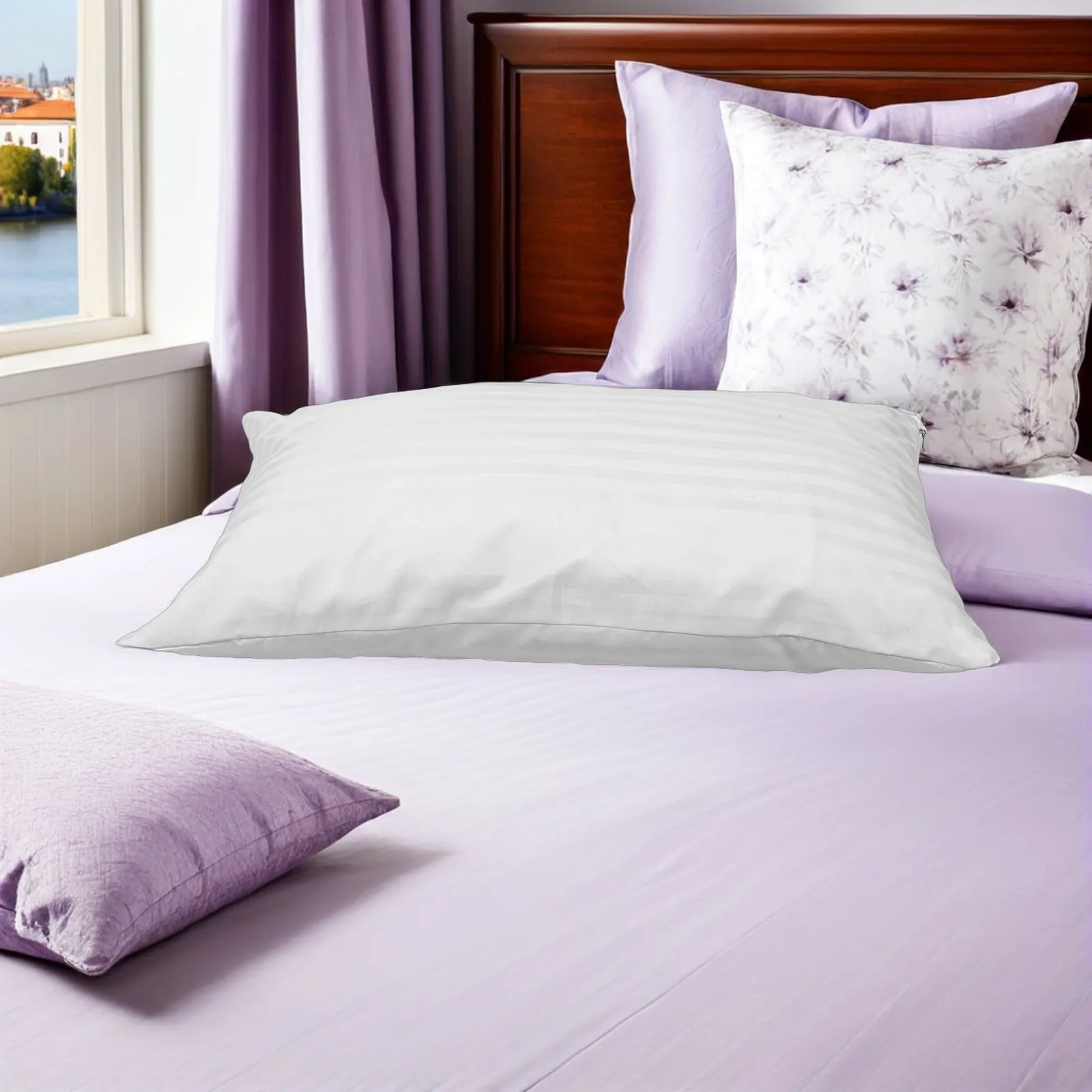 Soft Dustproof Pillow Core Inner Cover Protector Cushion Case Pillow Insert Anti-Allergy Home Bedding Essential