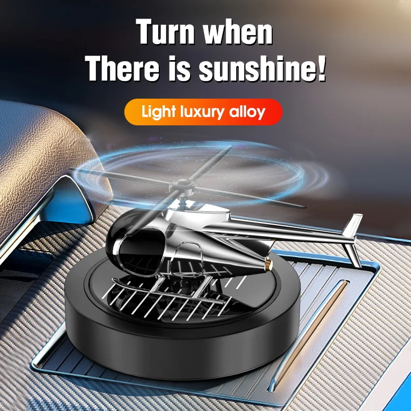 Solar Plane Car Air Freshener Car Fragrance Perfume Fresh Vent Air Aromatherapy Interior Cars Auto Accessories