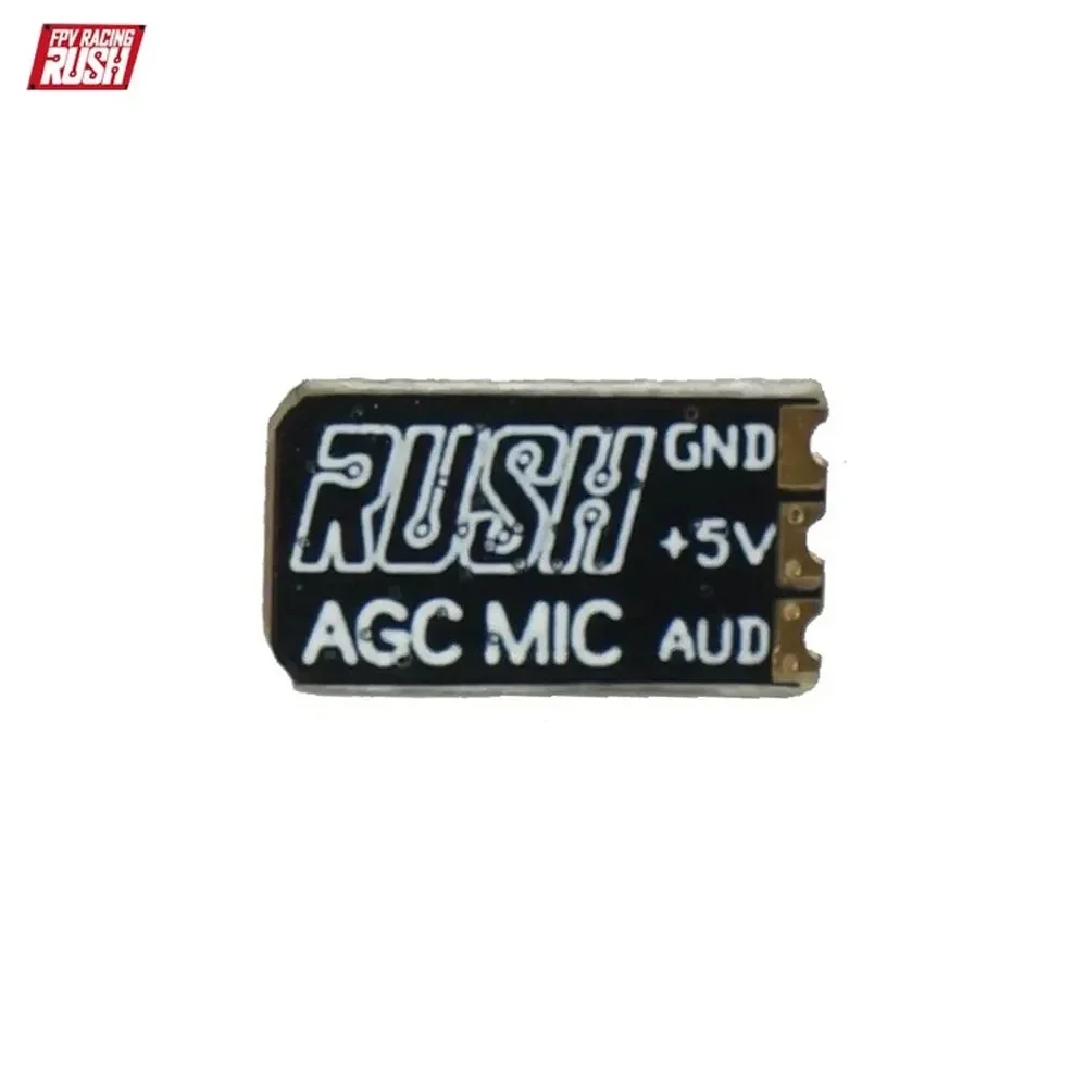 Rush agc 5v dc microfone para tanque rush mini fpv rc drone transmissor vtx quadcopter multirotor modelo peça de reposição