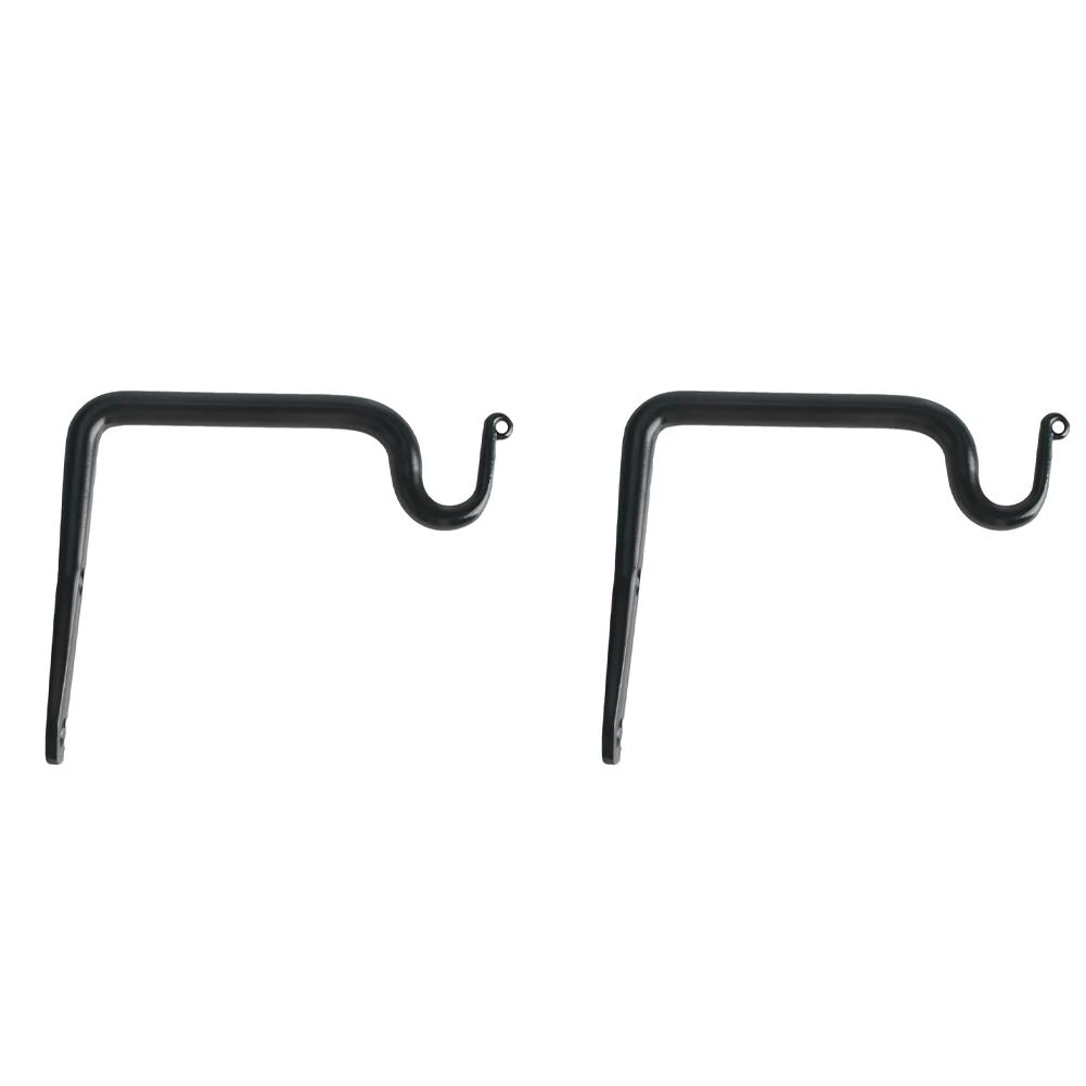 Set of 2 Metal Wall Hooks for Hanging Flower Pots For Lanterns and Feeders Providing Reliable Outdoor Hanging Support
