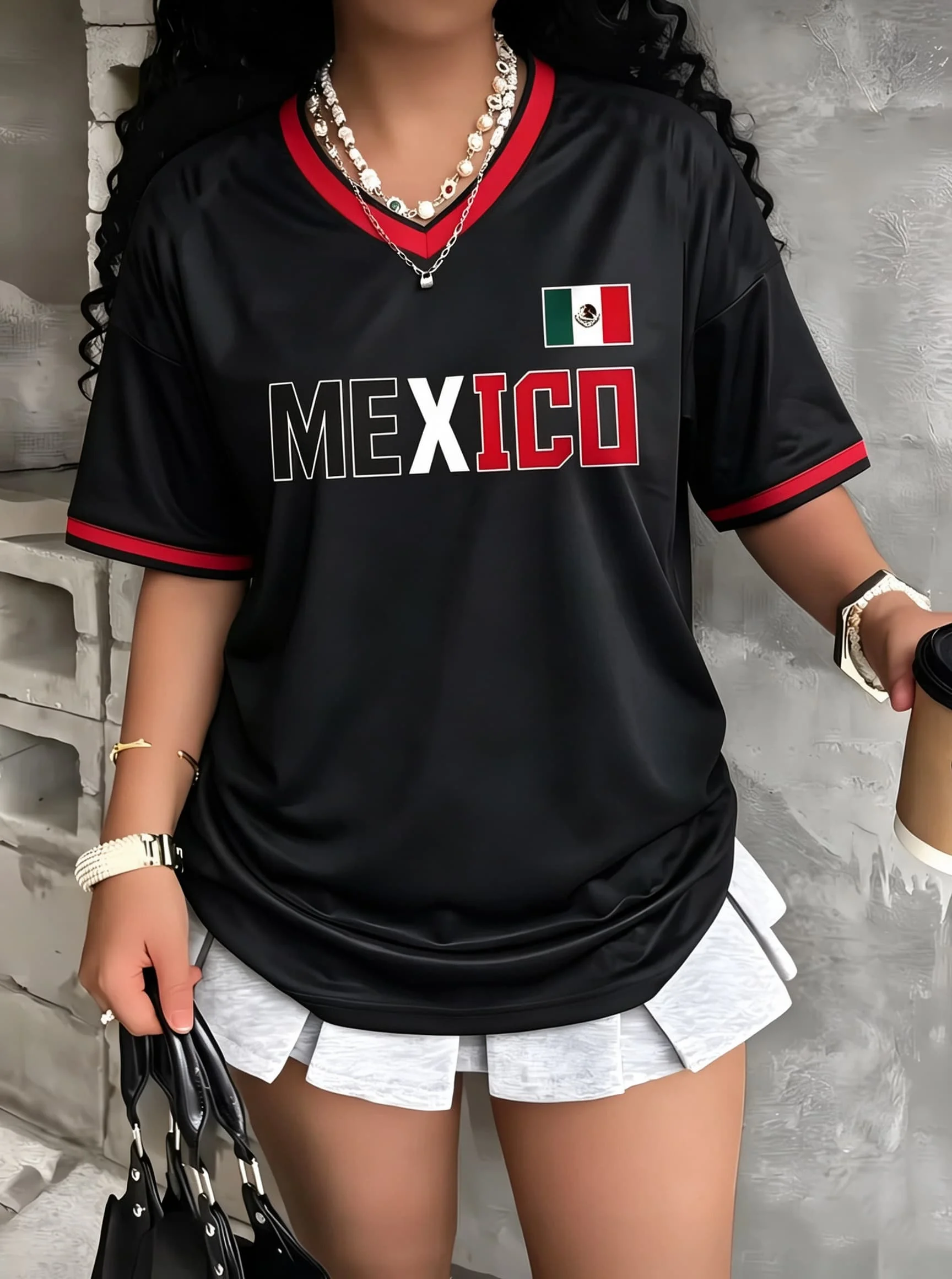 European American Fashion Casual Sports Men Women Tee Adults Children Boy Gril Top Kids Parent Child Quick dry V-neck T shirt