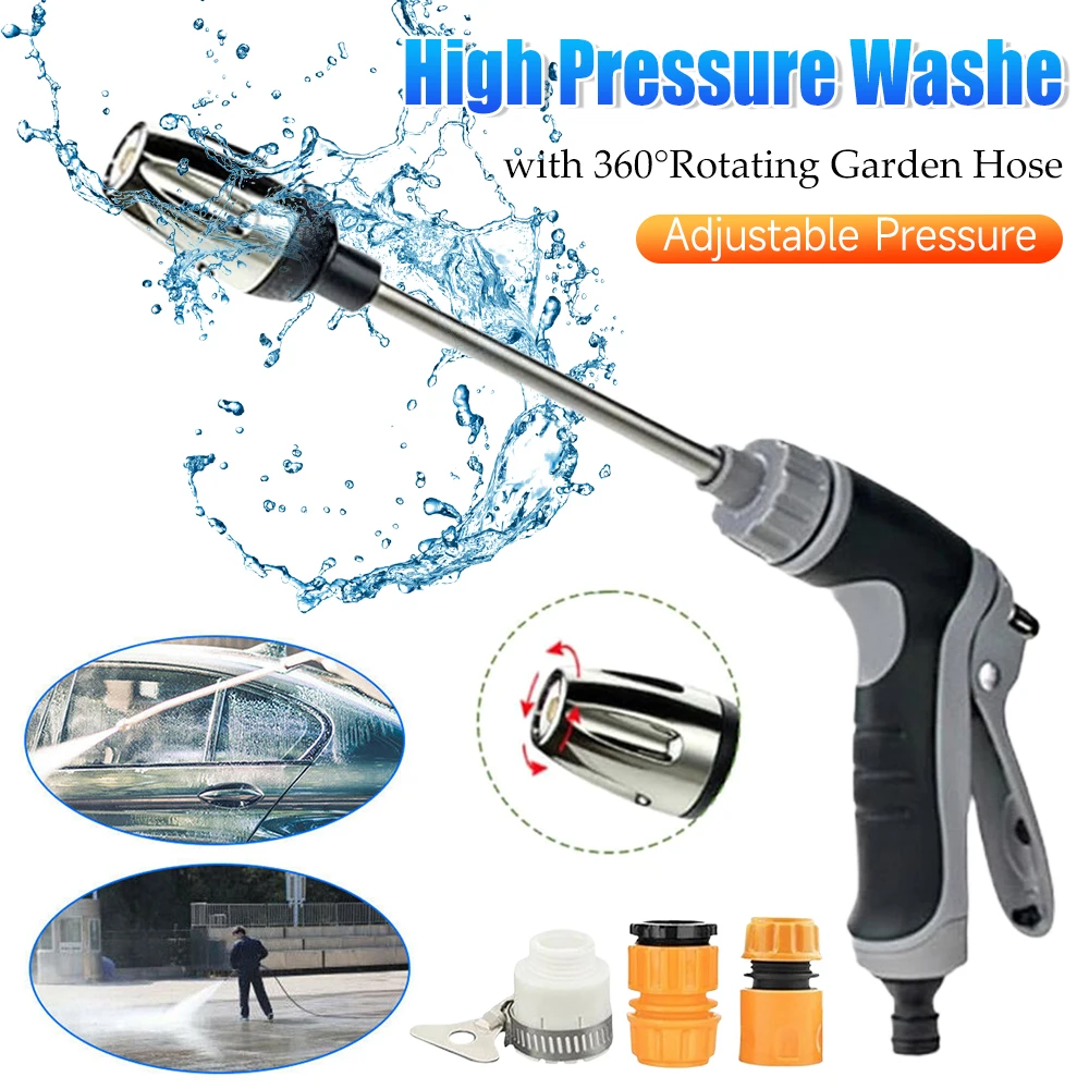 

Мойка высокого давления Power Washer Water Blitz Мойка высокого давления для газонов и садовых автомобилей с возможностью годов ° Вращающийся садовый шланг