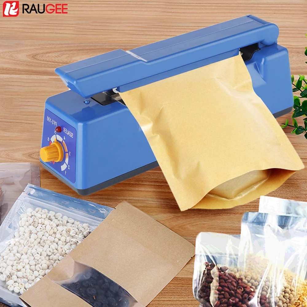 Sealing Machine Electric Heat Sealer Hand Press Vacuum Food Plastic Bag Bobo Ballons Impulse Fast Heat Sealer Packaging Machine