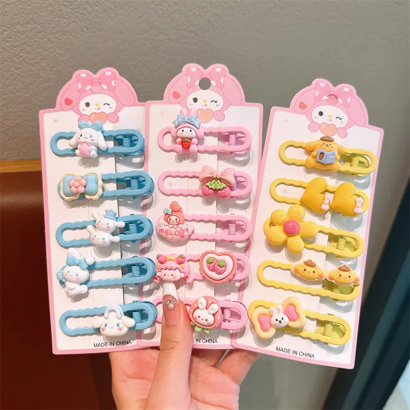 

Sanrio cartoon baby hair pins kids accessories girls items speldjes hair clips kids girls toddler hair accessories