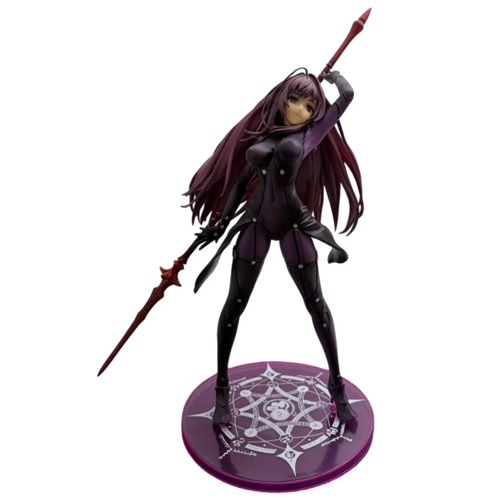 

30CM Anime Fate/Grand Order Scathach Figure 1/7 Lancer Stand Model Toy Doll Action Figure PVC