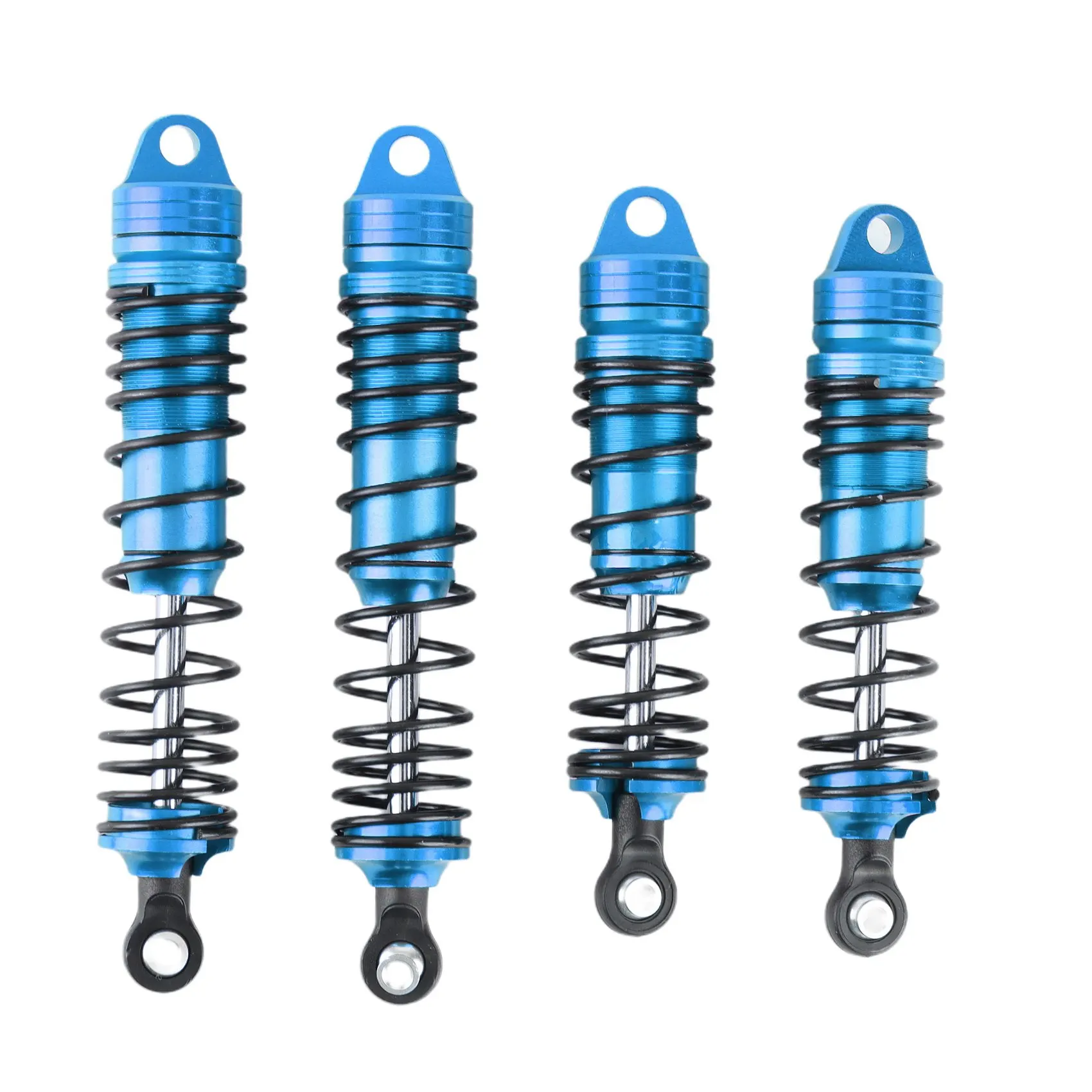 4Pcs Metal Front & Rear Shock Absorbers for Traxxas Slash 4X4 4WD 2WD Rustler Stampede Hoss 1/10 RC Car Upgrade Parts,1