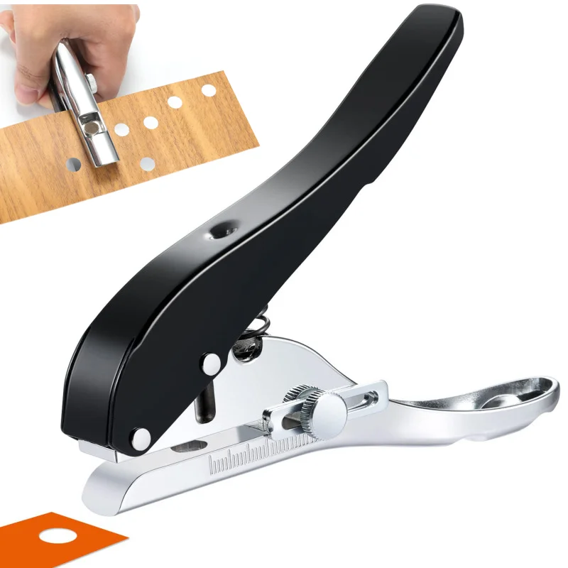 

Single Hole Punch 3-10mm Round Hole Puncher Plier Tools Credit Photo Paper Card Corner Hand Tool for Plastic Paper Edge Banding